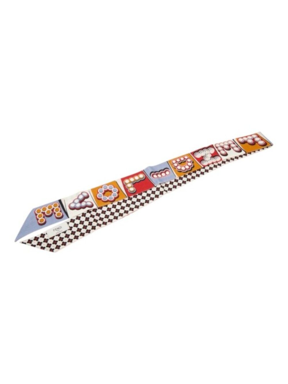 Fendi Love Scarf Multicolor Silk